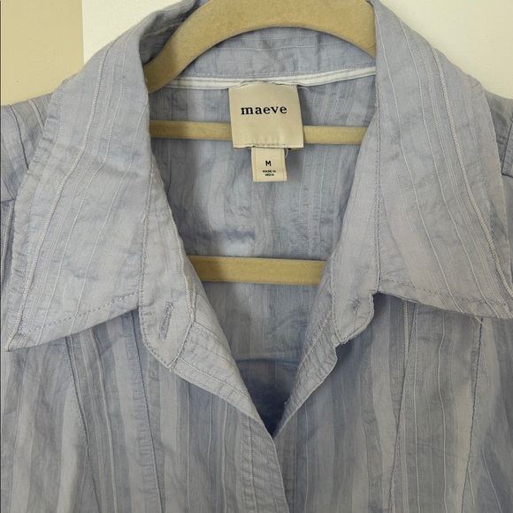 Anthropologie’s Maeve Waisted Button down Tunic - Picture 5 of 6